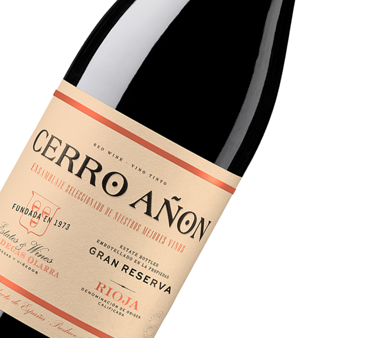 Etiqueta del vino de Rioja Cerro Añón Gran Reserva 2015