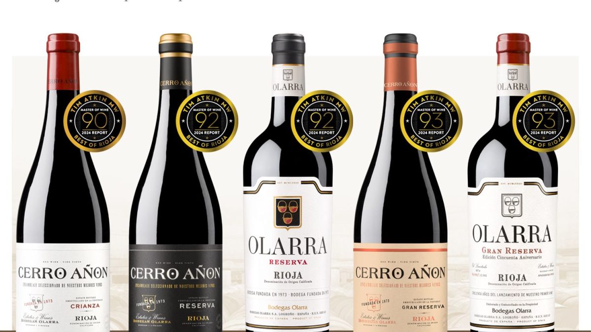Puntuaciones de Tim Atkin a Bodegas Olarra