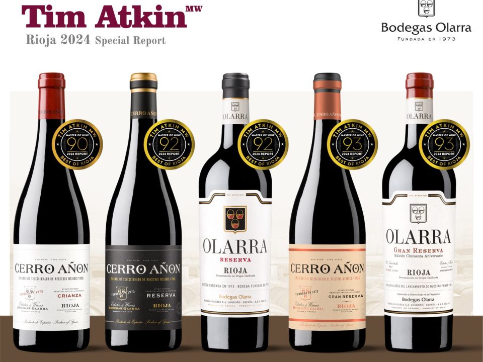 Puntuaciones de Tim Atkin a Bodegas Olarra