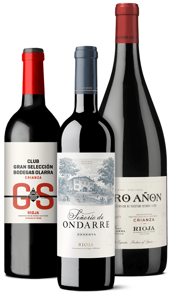 Vinos de Olarra para el Día del Padre: Señorío de Ondarre, Gran Selección Crianza y regalo magnum Cerro Añón crianza.